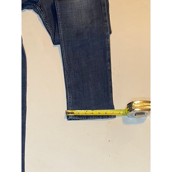 Wrangler Women’s 9/10x32 Straight Leg Jeans Dark Wash Cowboy Carter Ranchcore - Picture 9 of 13